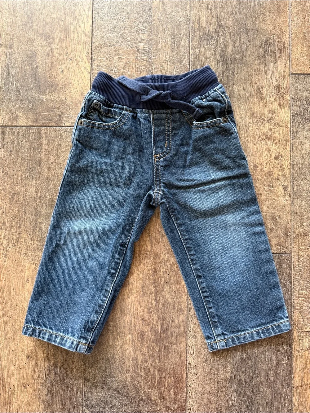 Gymboree Dark Blue Pull-On Denim Jeans
